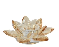 KARÁCSONYI KRISTÁLY MÉCSESTARTÓ 13CM BROWN 707732