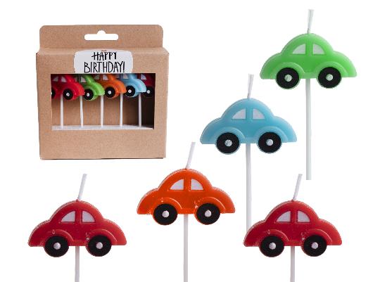 GYERTYA SZÜLINAPI AUTÓ X5 497396