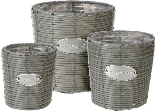 KOSÁR KASPÓ (FLOWERS) III. 033251 ANTRACIT