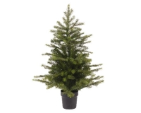 KARÁCSONYI MÛFENYÕFA 75CM CSERÉPBEN GREEN 680403