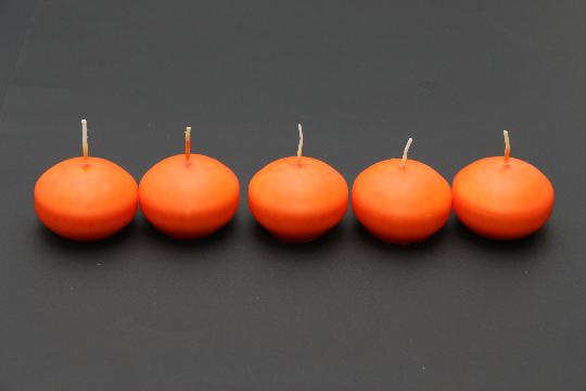 GYERTYA ÚSZÓ X20 NARANCS