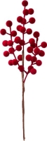KARÁCSONYI BOGYÓS ÁG 32CM BURGUNDY 546534