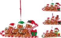 KARÁCSONYI MÉZESKALÁCS FIGURÁK SZÁNKÓN AKASZTÓS 513581