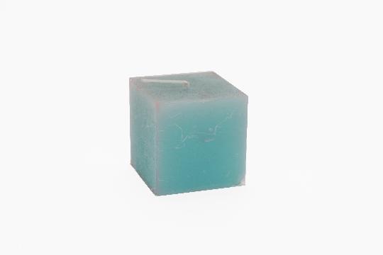 GYERTYA KOCKA 5X5CM TÜRKIZ