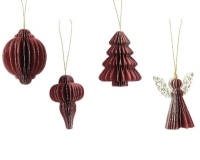 KARÁCSONYI PAPÍR LAMPION AKASZTÓS 6CM MIX 707794