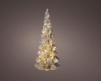 KARÁCSONYI LEDES FENYŐ WHITE GOLD 35CM ELEMES 489484