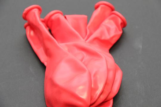 LÉGGÖMB 90MM (10DB) RED 45 PIROS