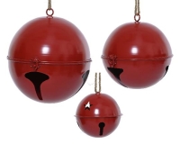 KARÁCSONYI CSENGŐ FÉM 21CM RED 389804/02