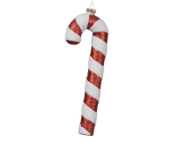 KARÁCSONYI AKASZTÓS DÍSZ SÉTAPÁLCA 30CM RED/WHITE 029784