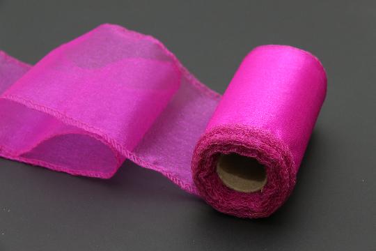 DEKOR ANYAG ORGANZA 11CMX10M CIKLÁMEN