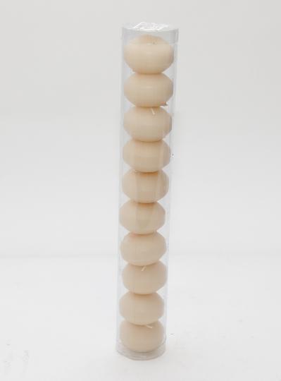 GYERTYA USZO X10 BÉZS