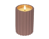 GYERTYA LEDES 13CM TAUPE 890581