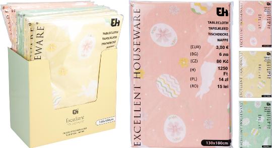 HÚSVÉTI ASZTALTERÍTŐ 130X180CM 524603