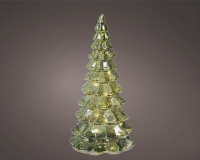 KARÁCSONYI LEDES FENYŐ ÜVEG 21CM 489487