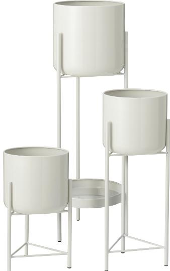 FÉM ÁLLVÁNY 50X19CM FEHÉR 507889