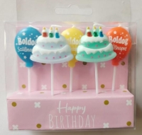 GYERTYA SZÜLINAPOS X5 FELHŐ+LUFI FIÚS 497540