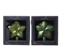 KARÁCSONYI CSÚCSDÍSZ CSILLAG 17CM PINE GREEN 174310