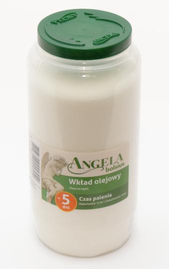 MÉCSES OLAJ ANGELA 5 NAPOS ÉGÉSI IDÖVEL 300 GR