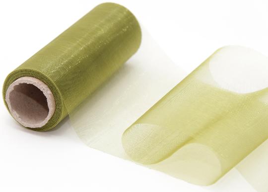 DEKOR ANYAG ORGANZA 47-50CMX10M 34-MOHAZÖLD