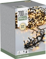 KARÁCSONYI ÉGŐSOR 700 LEDES WARM WHITE GREEN WIRE 506960