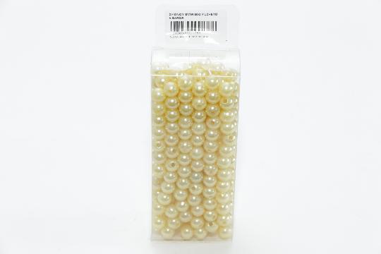 GYÖNGY 8MM 80G FÛZHETŐ VILÁGOSSÁRGA