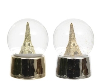 KARÁCSONYI HÓGÖMB EIFFEL TOWER 10,5CM MIX 537846