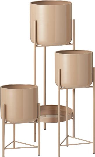 FÉM ÁLLVÁNY 50X19CM BÉZS 507890