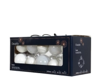 KARÁCSONYI GÖMB (20DB) WINTER WHITE MIX 149604