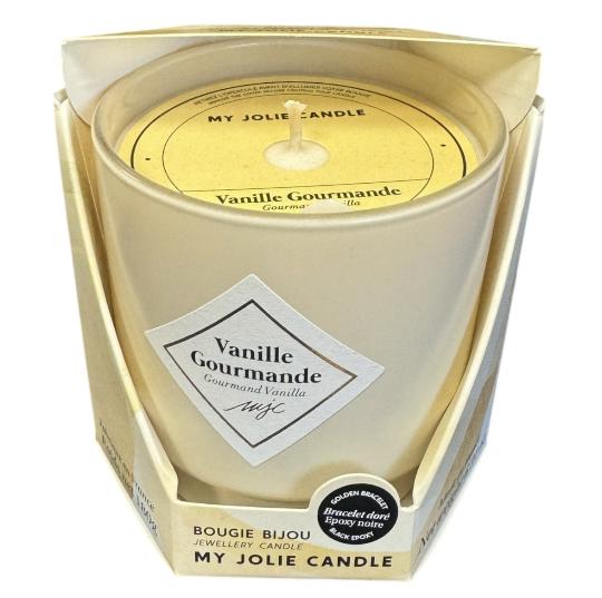 GYERTYA BB ÜVEGBEN MEGLEPETÉSSEL VANILLA 200GR