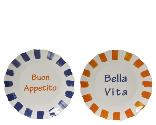 PORCELÁN TÁNYÉR 20CM MIX 891493