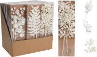 KARÁCSONYI GLITTERES ÁG BETÛZÕ 30CM X2 MIX WHITE 090709