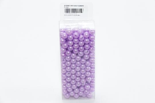 GYÖNGY 8MM 80G FÛZHETŐ VILÁGOSLILA