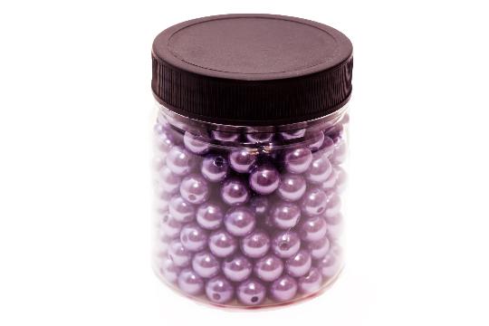 GYÖNGY 10MM 120GR MIX GYH VILÁGOSLILA