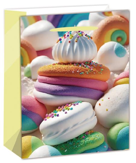 DÍSZTASAK 18X23CM HABOS MACARON 370603