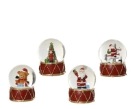 KARÁCSONYI HÓGÖMB 9,5CM MIX 536112