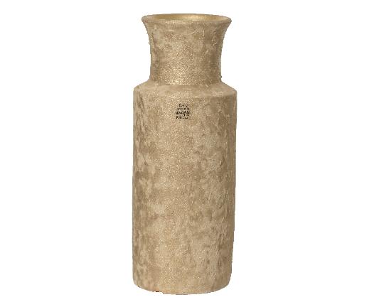 KERÁMIA VÁZA 40CM OFF WHITE/LIGHT GOLD 398463