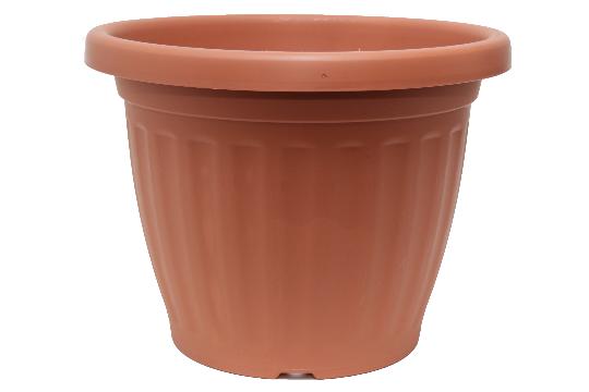 MÜANYAG CSERÉP BORDAS 60CM TÉGLA VÖRÖS