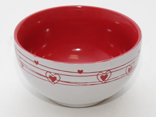 KERÁMIA MÜZLIS TÁL SZÍVES ES08475