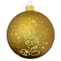 KARÁCSONYI GÖMB 15CM LEDES ELEMES MICKEY DN25169