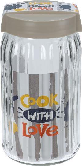 ÜVEG TÁROLÓ 1,7L 607487