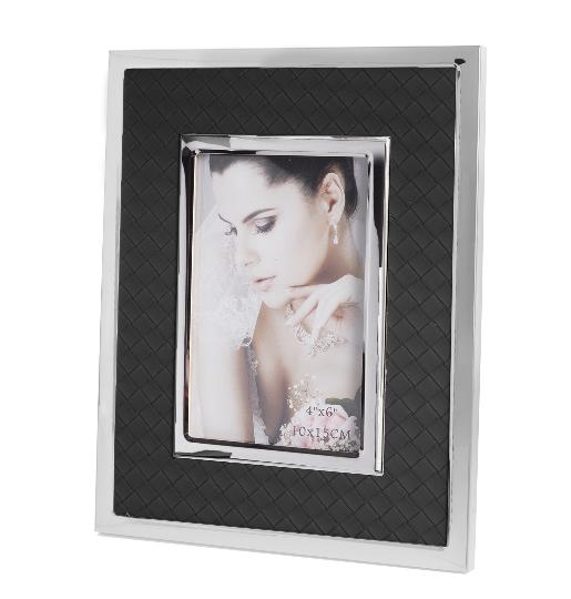 KÉPTARTÓ 19X24 MÛBŐR ROMBUSZ FEKETE/EZÜST 496262