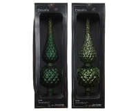 KARÁCSONYI CSÚCSDÍSZ 30,5CM PINE GREEN 109008