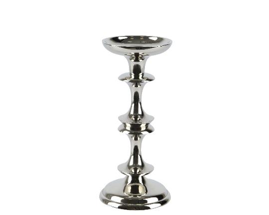 FÉM GYERTYATARTÓ 23,5CM SILVER 524134