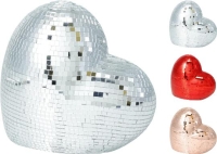 DEKOR SZÍV 18X17CM DISZKÓS MIX 535963