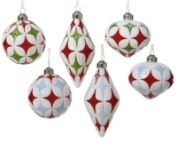 KARÁCSONYI GÖMB X1 8CM MULTI 071246