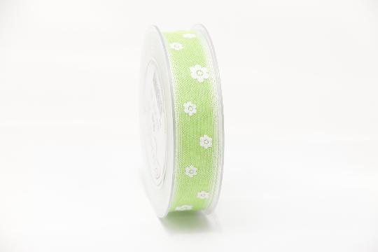 SZALAG IDA 25MMX15M 510 VILÁGOSZÖLD VIRÁGOS