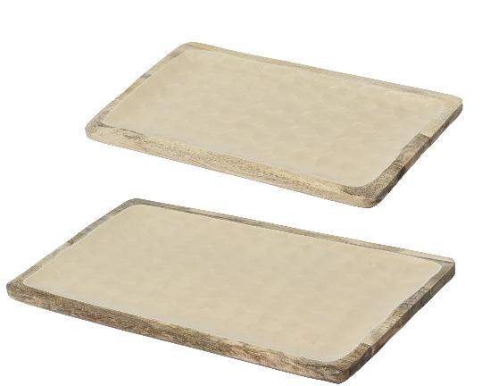 DEKOR TÁLCA MANGÓFÁBÓL 45X25CM 847997-1