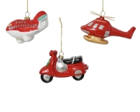 KARÁCSONYI FENYŐFA DÍSZ JÁRMÛVEK 13,5CM 537359