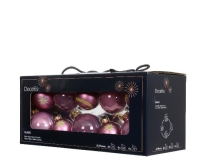 KARÁCSONYI GÖMB (20DB) VINTAGE PINK MIX 149613