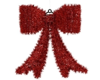 KARÁCSONYI MASNI METAL 33X40CM CHRISTMAS RED 401386